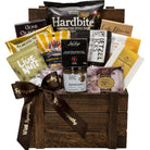 Best of BC gourmet gift basket with sympathy ribbon