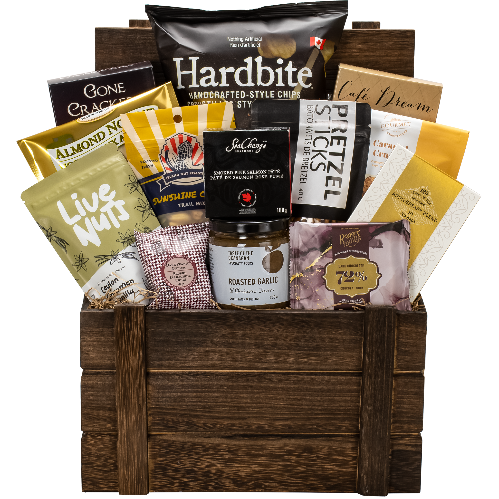 Best of British Columbia food gift basket 