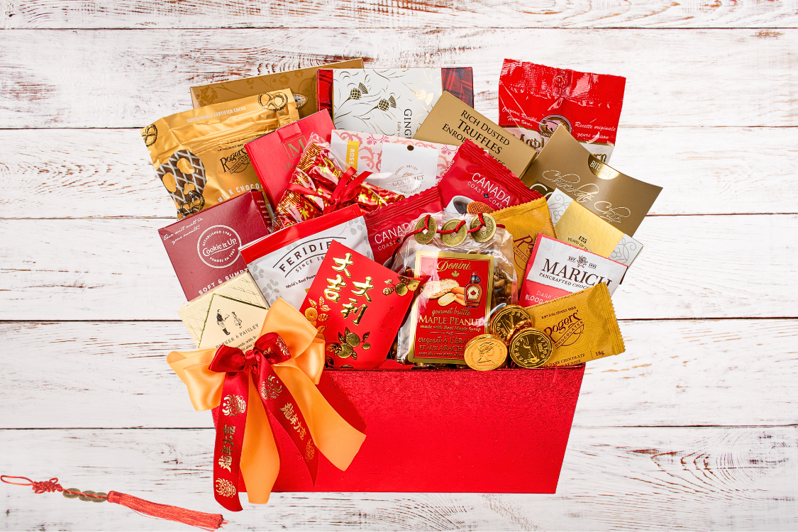 Chinese new year gift basket