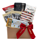 Happy Holidays gift box with gourmet treats