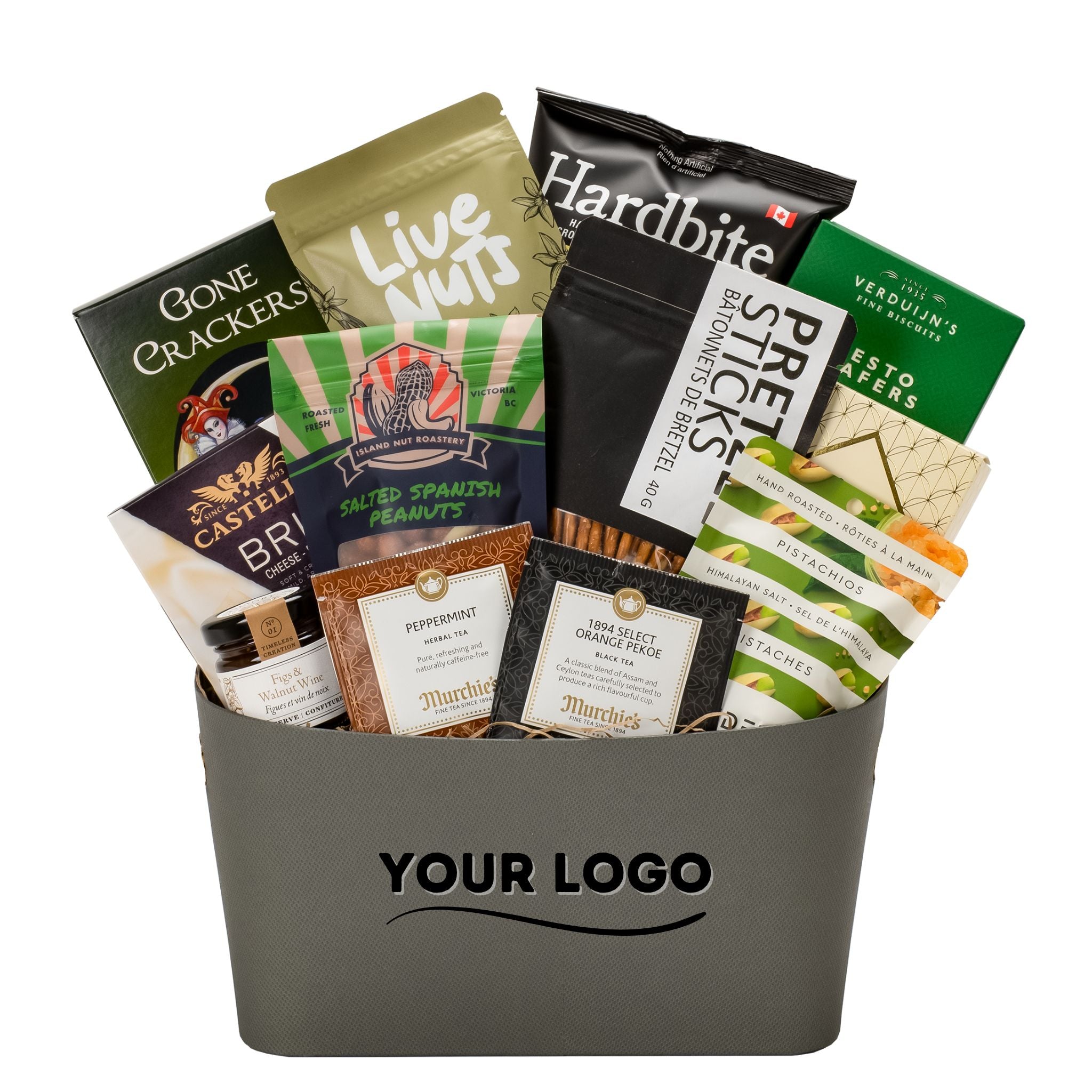 Gift basket with your logo