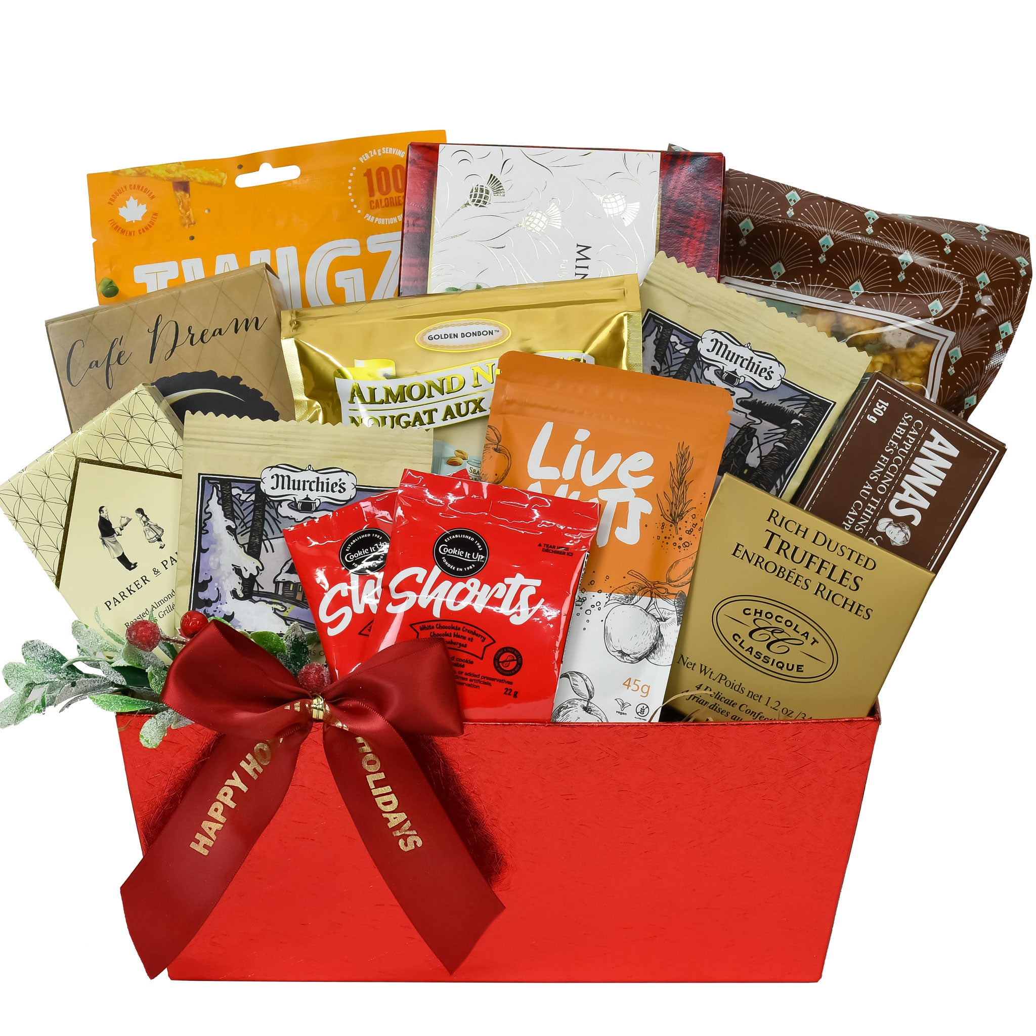 Seasons greetings gift basket 