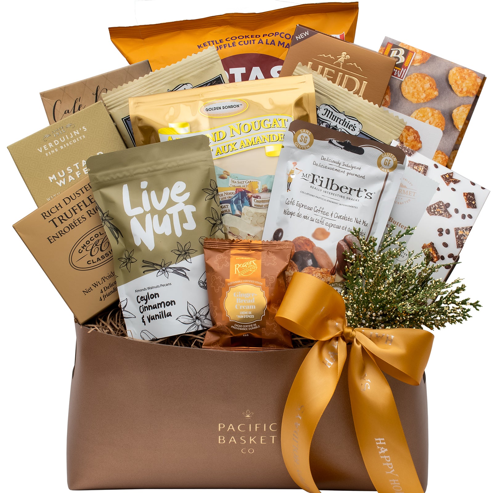 sweet and savoury Christmas gift basket Canada