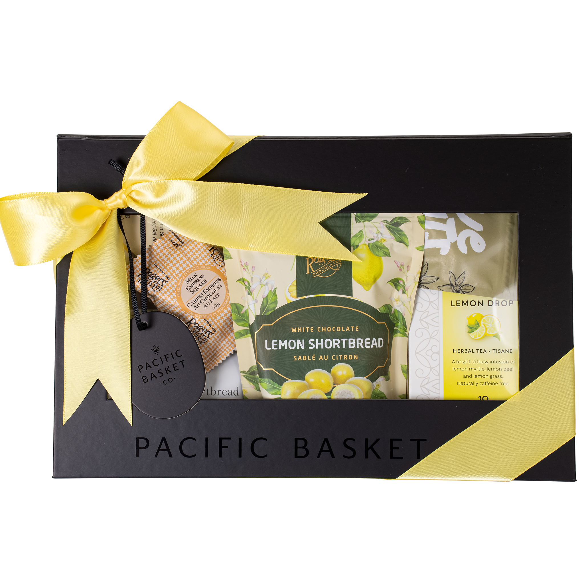 Lemon theme gift box closed 