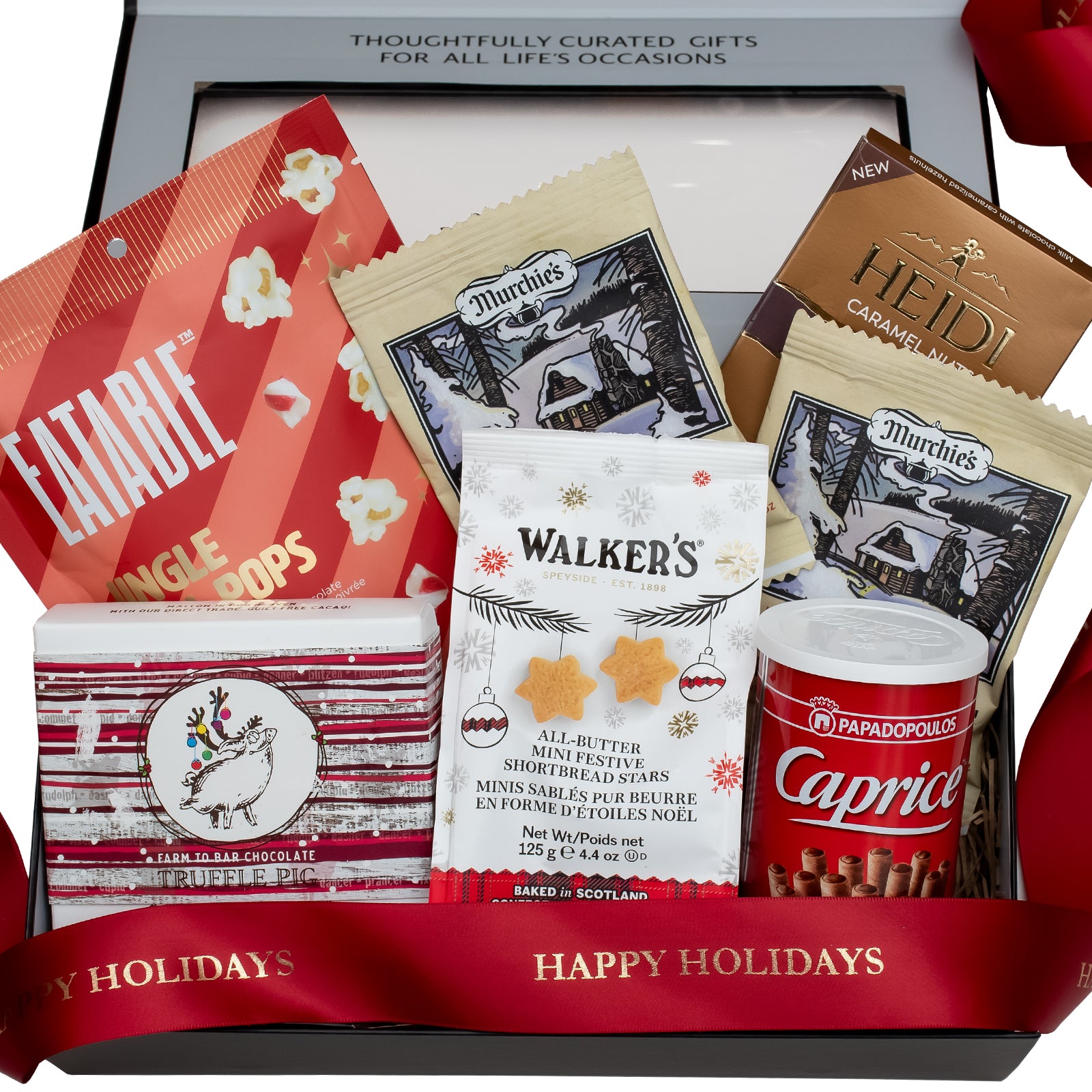 Happy Holidays sweets gift box 